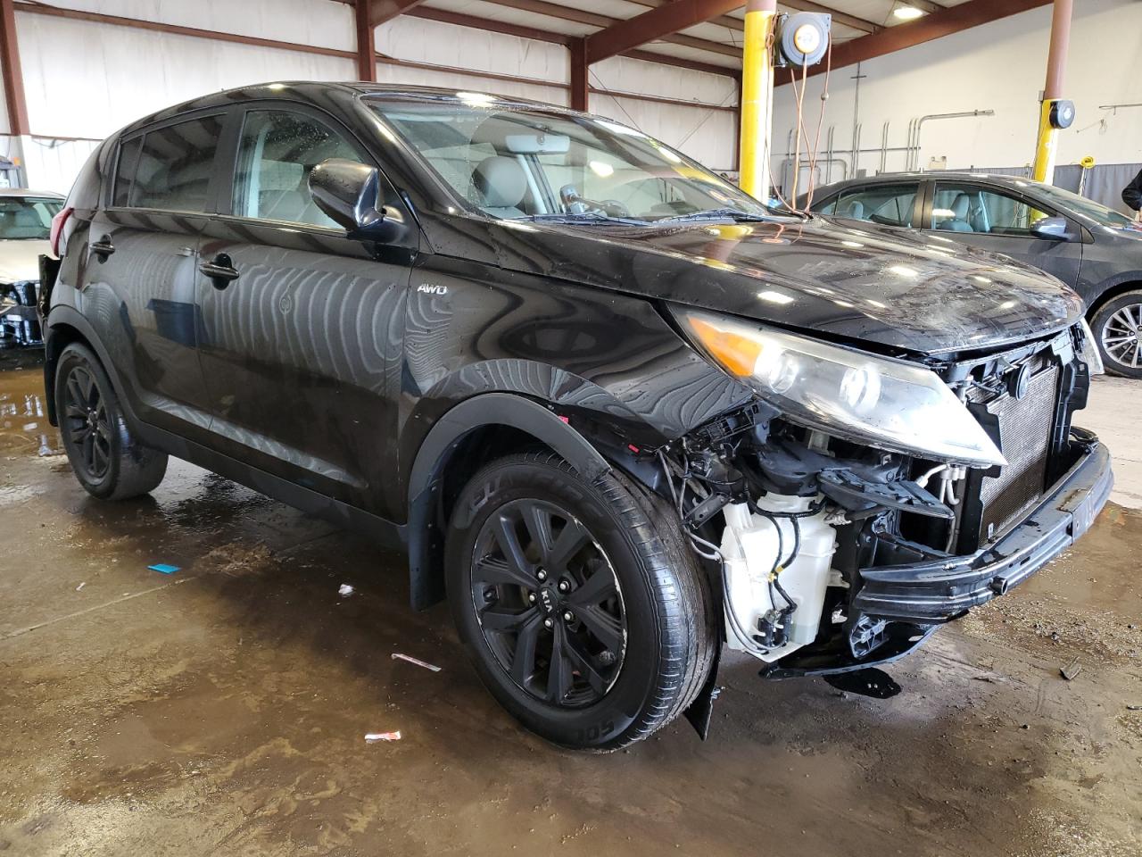 2016 KIA Sportage VIN KNDPBCAC0G7806621 Copart auction photo, front end / rear end damage thumbnail 4