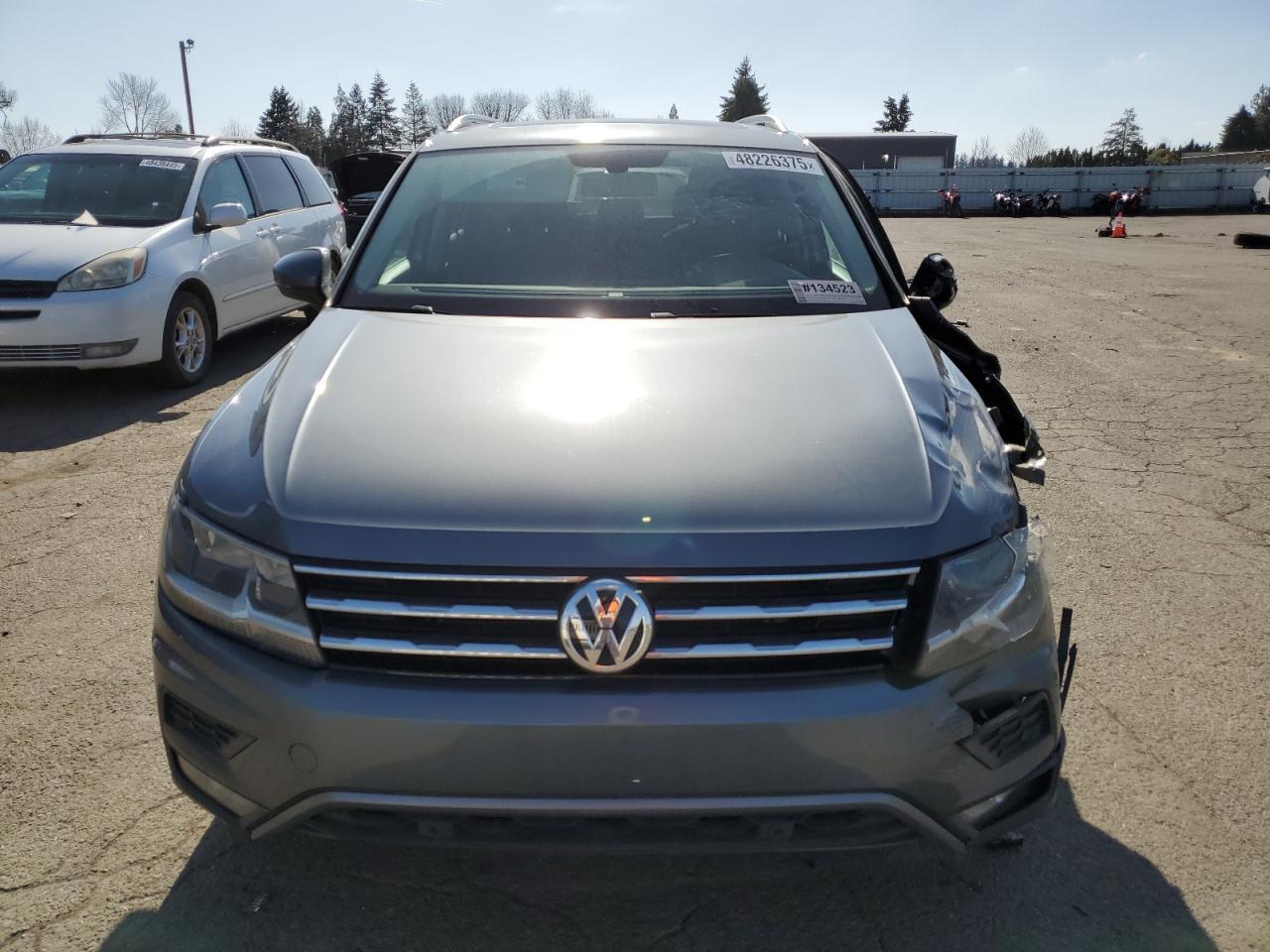 2019 Volkswagen Tiguan VIN 3VV3B7AX8KM200315 Copart auction photo, frame damage / all over damage thumbnail 5