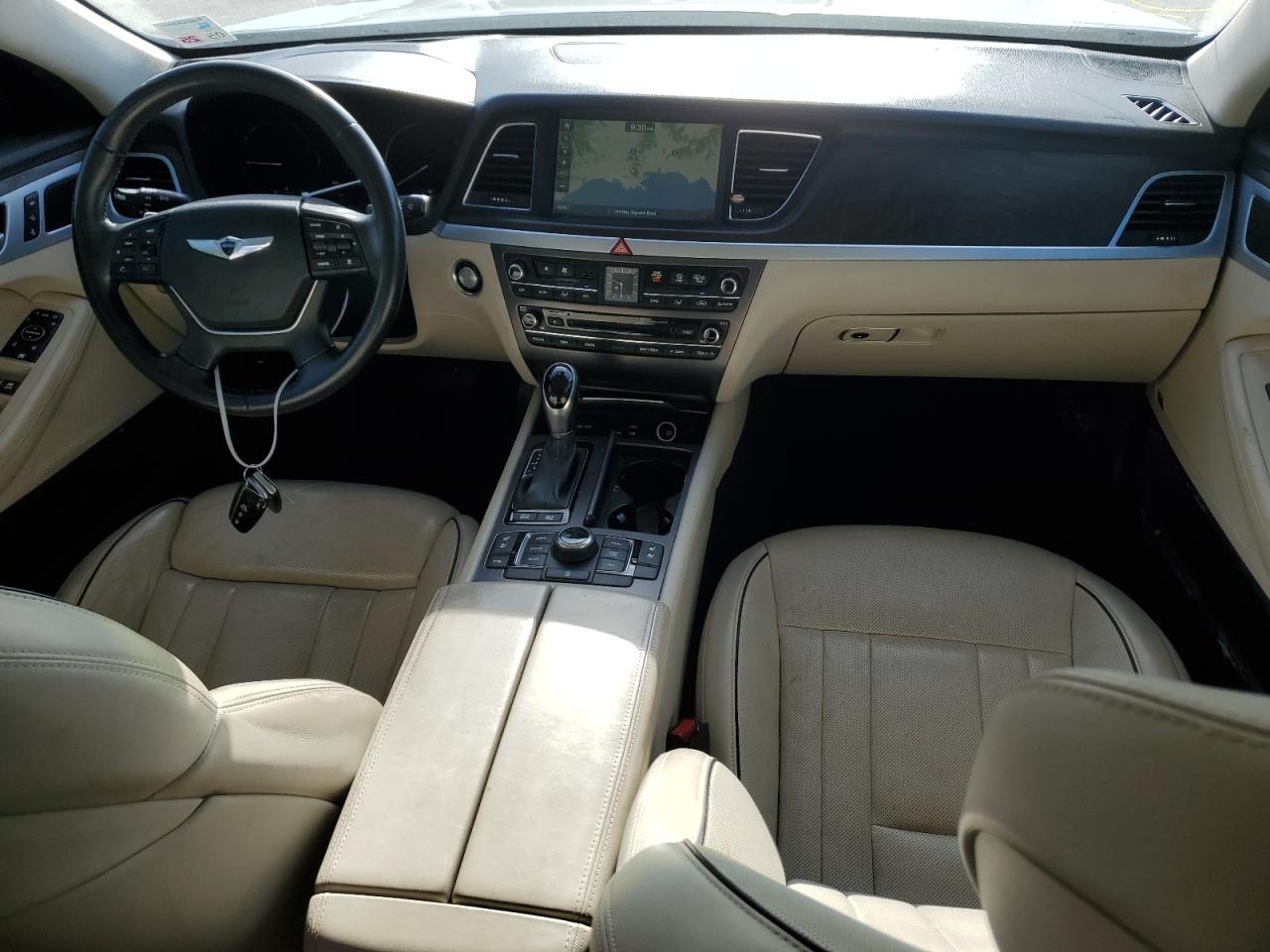 2015 Hyundai Genesis VIN KMHGN4JE6FU066924 Copart auction photo, rear end damage thumbnail 8