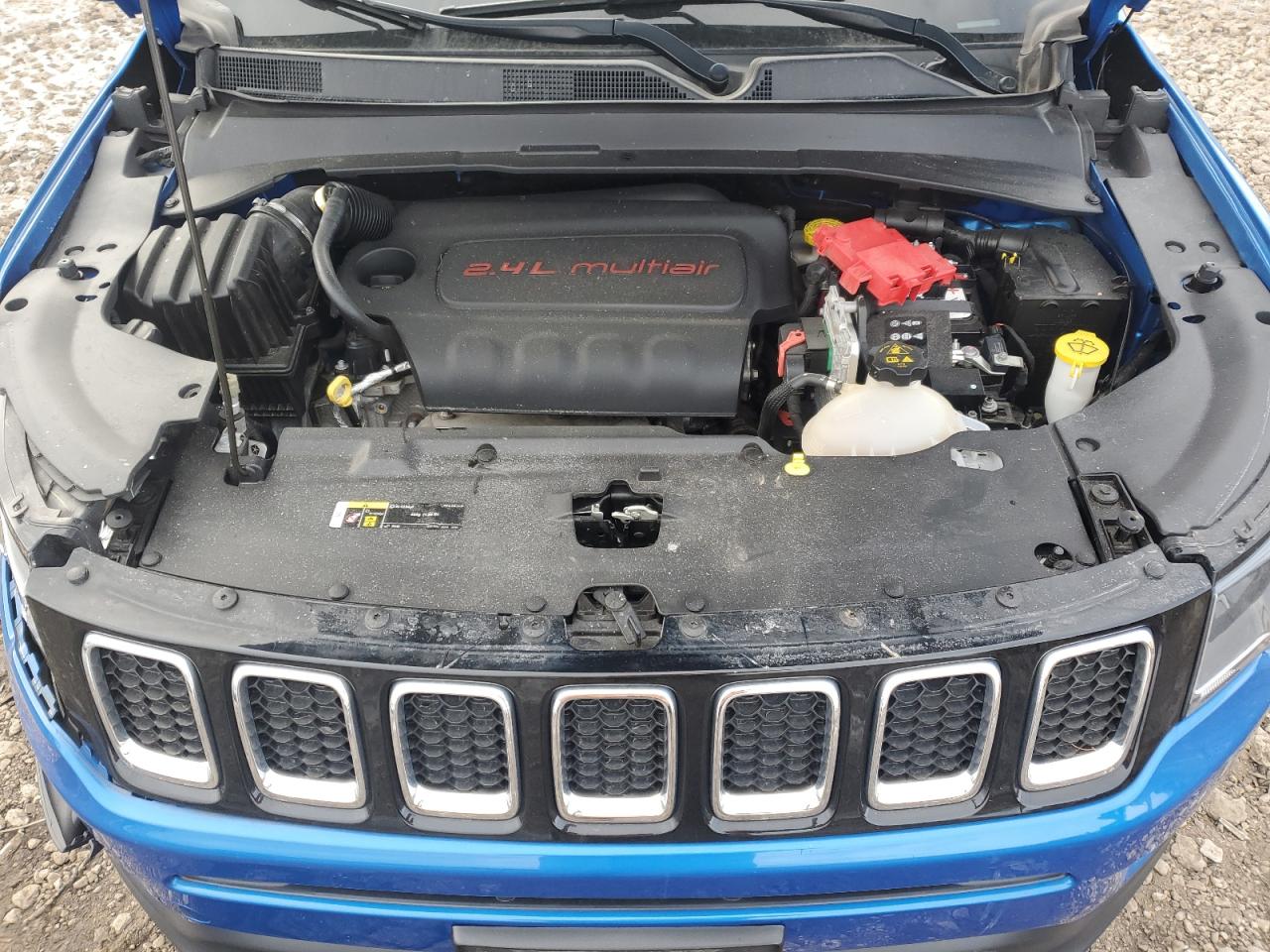 2020 Jeep Compass VIN 3C4NJDBB0LT149041 Copart auction photo, front end / side damage thumbnail 12