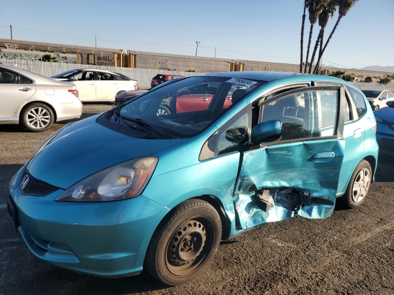 2012 Honda Fit VIN JHMGE8H39CC033609