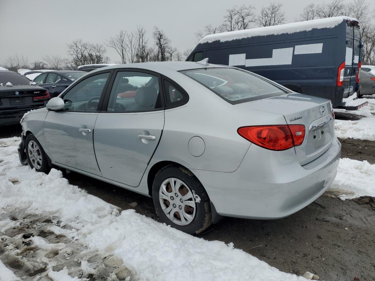 2010 Hyundai Elantra VIN KMHDU4AD7AU003790 Copart auction photo, front end damage thumbnail 2