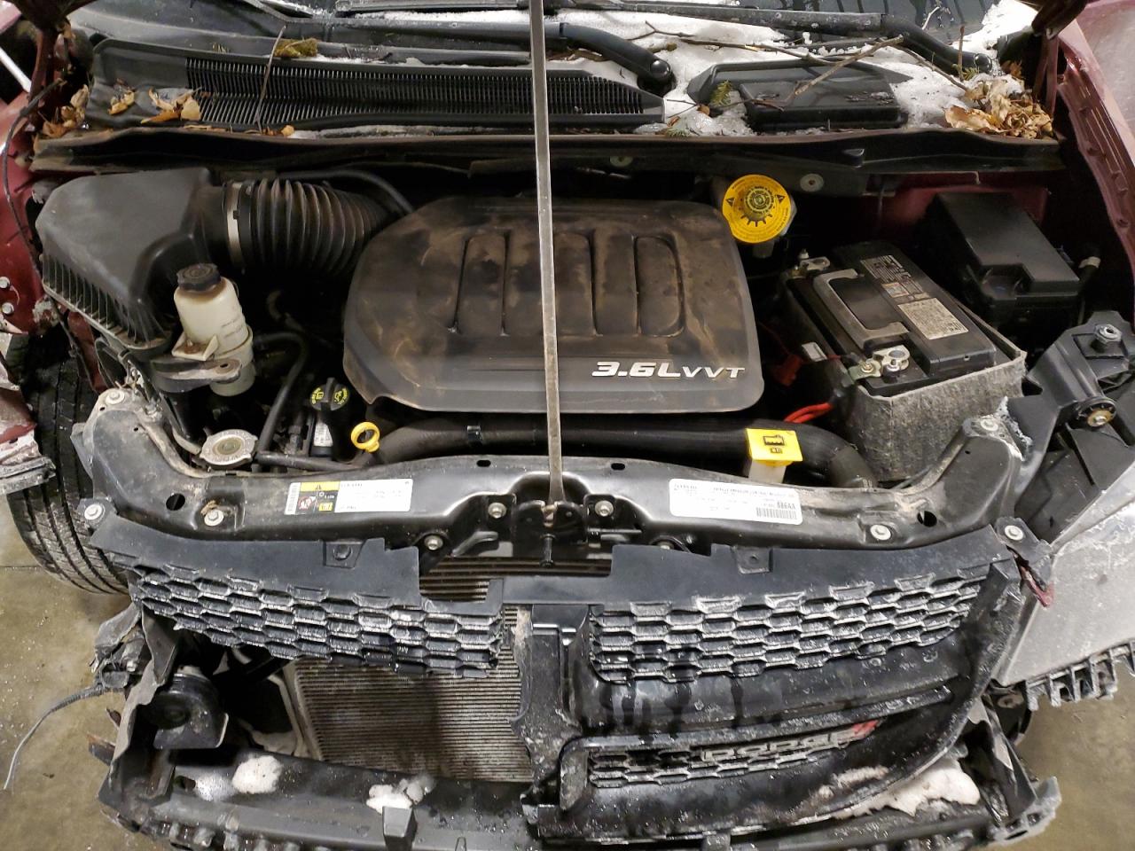 2017 Dodge Caravan VIN 2C4RDGBG8HR563443 Copart auction photo, front end / side damage thumbnail 12