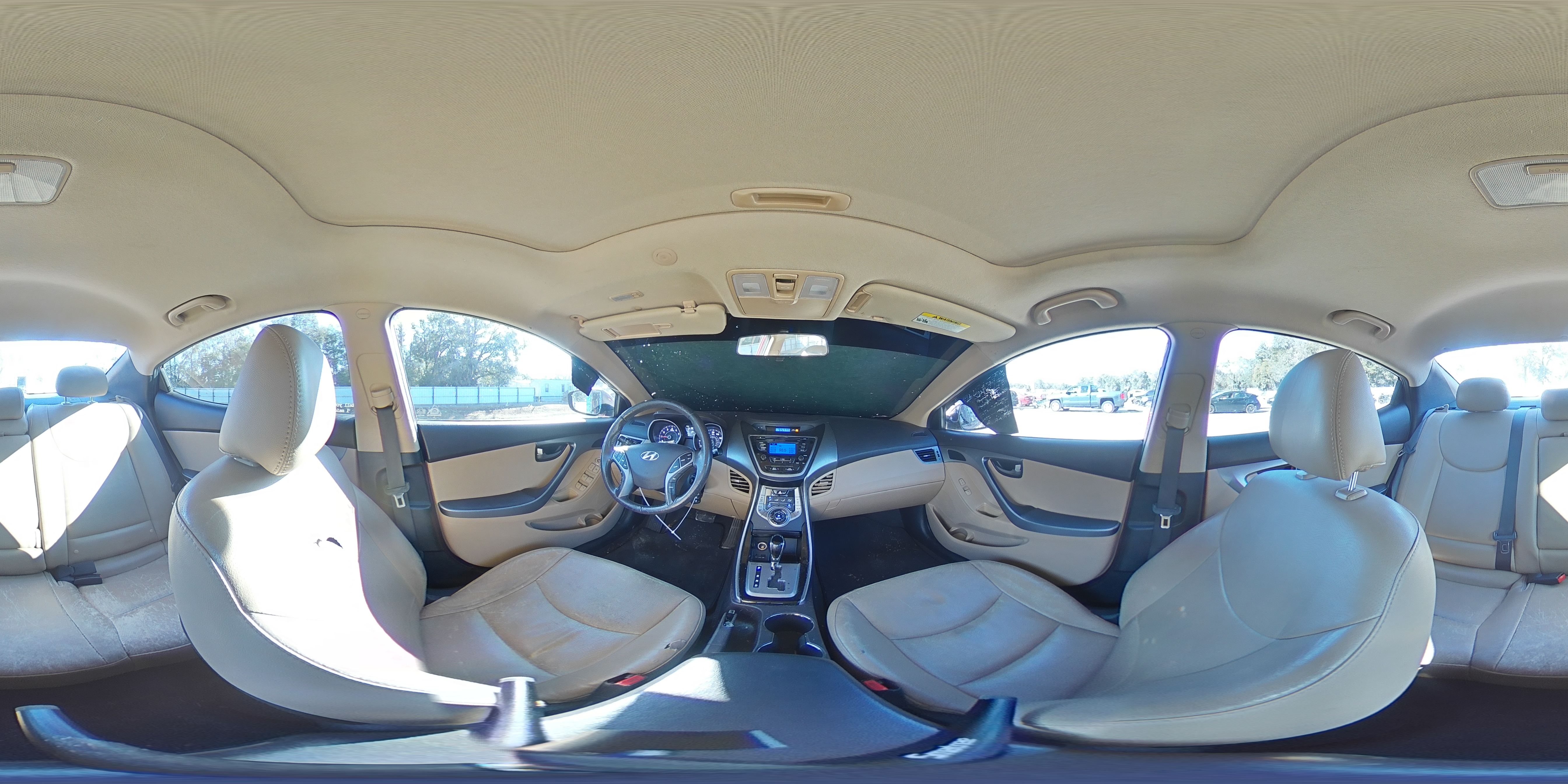 2013 Hyundai Elantra VIN 5NPDH4AE3DH260185 Copart auction photo, side damage thumbnail 14