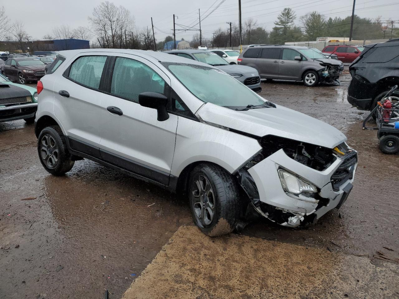 2018 Ford EcoSport VIN MAJ3P1RE6JC175114 Copart auction photo, all over damage thumbnail 4