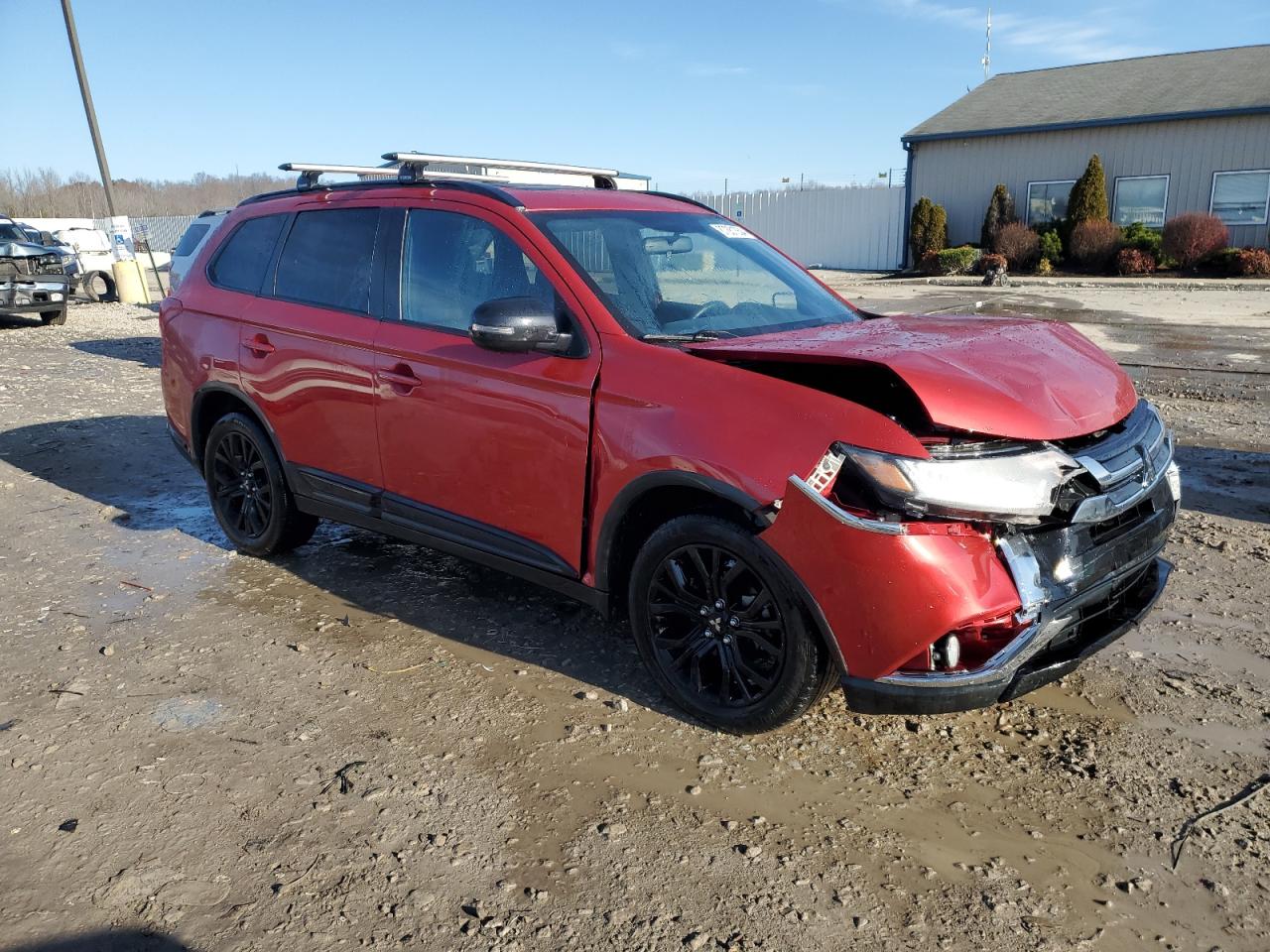 2018 Mitsubishi Outlander VIN JA4AZ3A36JZ065169 Copart auction photo, front end damage thumbnail 4