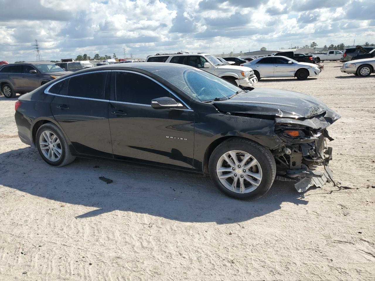 2018 Chevrolet Malibu VIN 1G1ZD5ST2JF203494 Copart auction photo, front end damage thumbnail 4