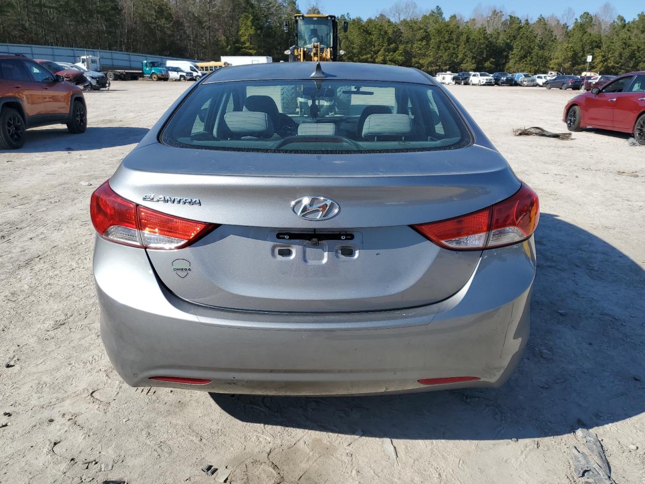 2013 Hyundai Elantra VIN KMHDH4AE5DU532205 Copart auction photo, front end damage thumbnail 6