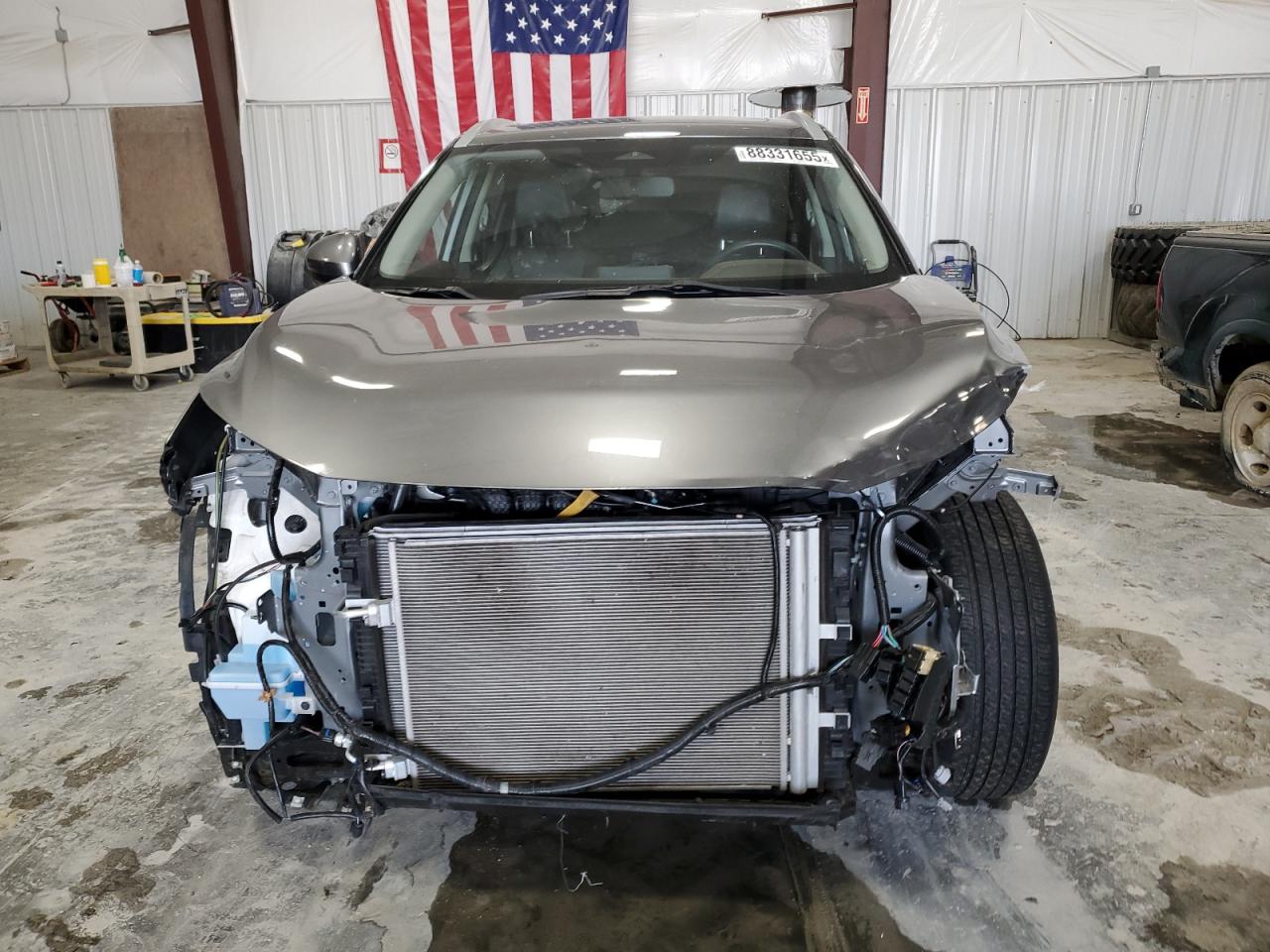 2021 Nissan Rogue VIN JN8AT3BB1MW235638 Copart auction photo, front end damage thumbnail 5