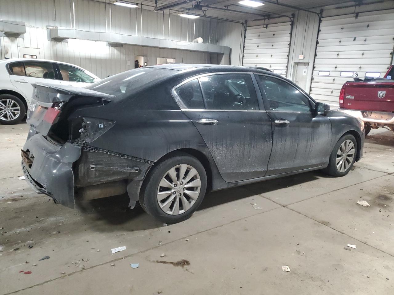 2014 Honda Accord VIN 1HGCR2F76EA305413 Copart auction photo, rear end damage thumbnail 3