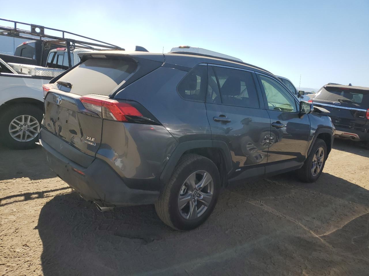 2023 Toyota RAV 4 VIN JTMRWRFV6PD204480 Copart auction photo, front end / rear end damage thumbnail 3