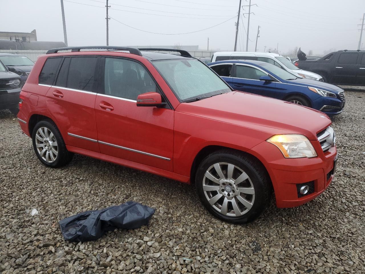 2011 Mercedes-Benz GLK-klasse VIN WDCGG8HB1BF604293 Copart auction photo, side / rear end damage thumbnail 4