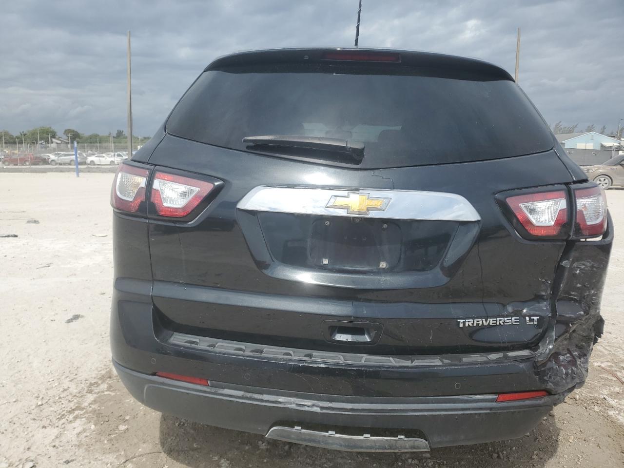 2015 Chevrolet Traverse VIN 1GNKRGKD5FJ288390 Copart auction photo, rear end / side damage thumbnail 6