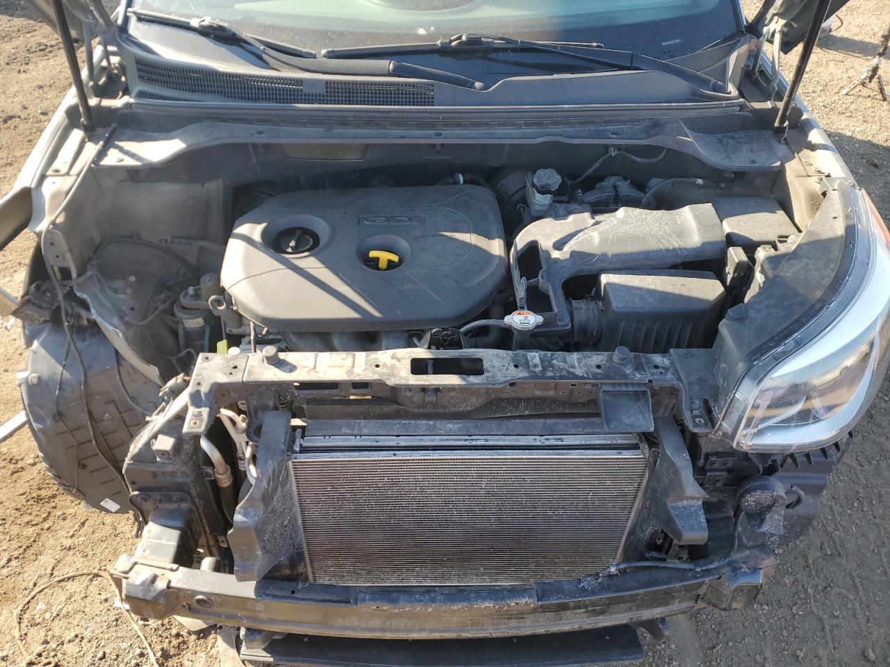 2015 KIA Soul VIN KNDJP3A53F7149451 Copart auction photo, front end damage thumbnail 11