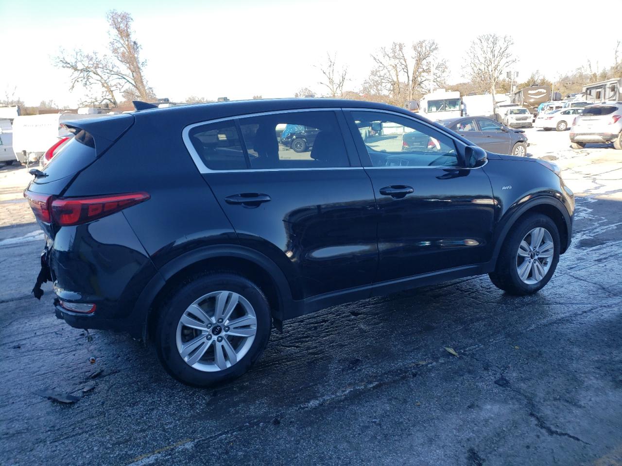 2017 KIA Sportage VIN KNDPMCAC8H7223967 Copart auction photo, rear end damage thumbnail 3