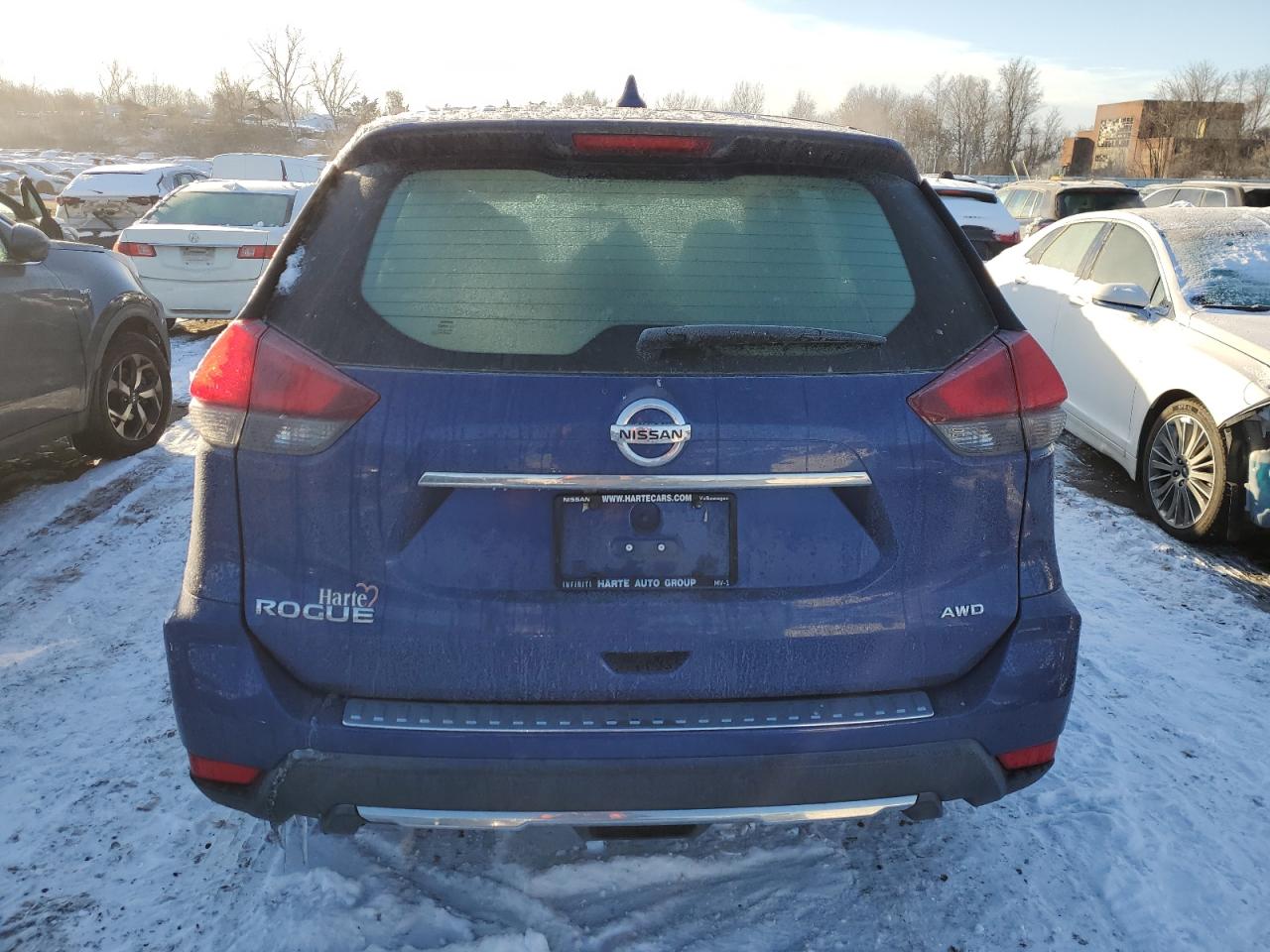 2017 Nissan Rogue VIN 5N1AT2MV0HC862900 Copart auction photo, front end damage thumbnail 6