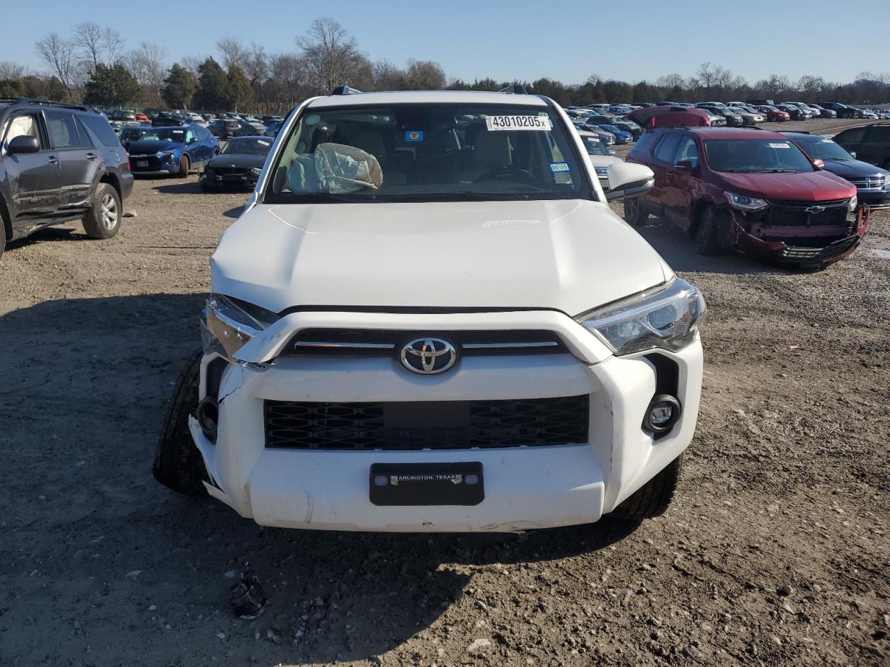 2021 Toyota 4Runner VIN JTEFU5JR7M5234245 Copart auction photo, all over damage thumbnail 5