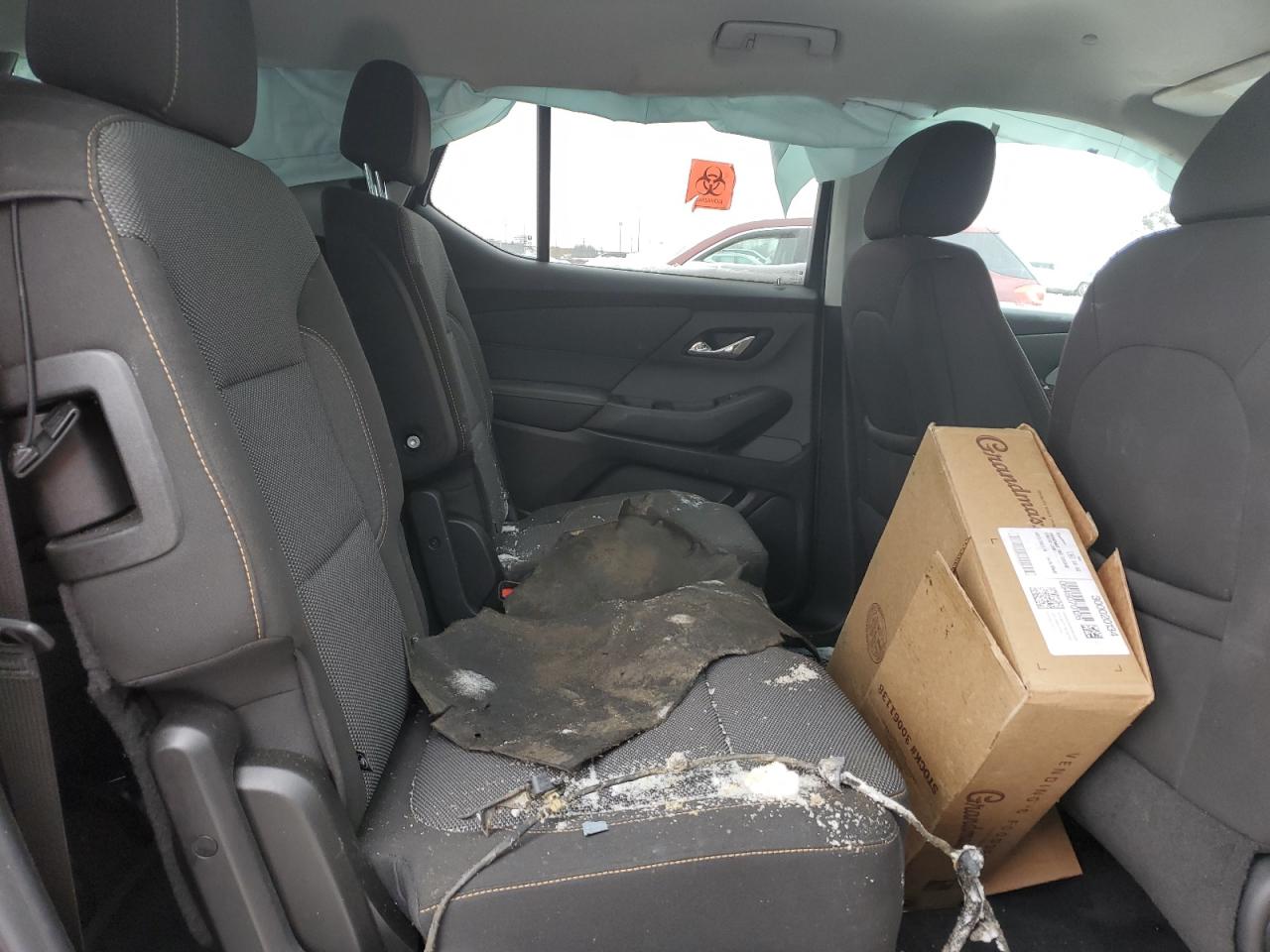 2021 Chevrolet Traverse VIN 1GNERGKW7MJ107382 Copart auction photo, front end / all over damage thumbnail 10