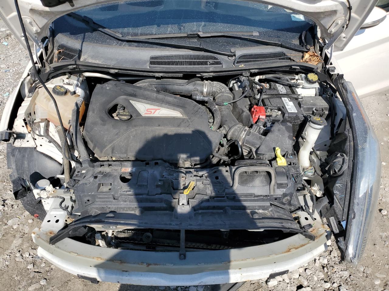 2019 Ford Fiesta VIN 3FADP4GX1KM126851 Copart auction photo, front end / undercarriage damage thumbnail 11