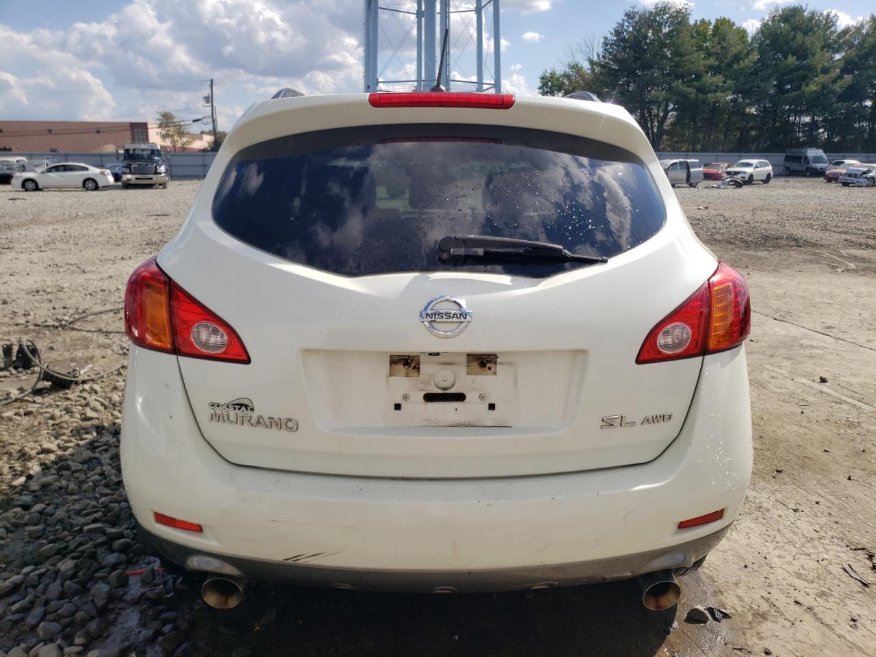 2009 Nissan Murano VIN JN8AZ18WX9W156537 Copart auction photo, front end damage thumbnail 6