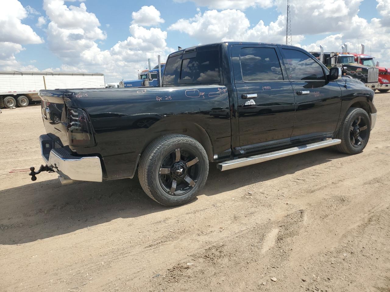 2014 RAM 1500 VIN 1C6RR6PT8ES345411 Copart auction photo, hail / all over damage thumbnail 3