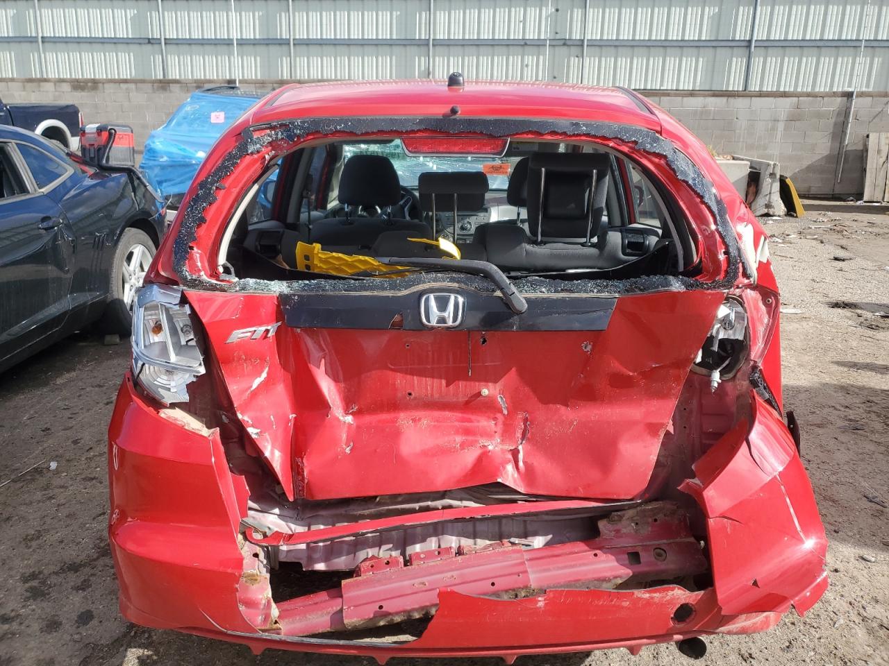 2013 Honda Fit VIN JHMGE8H30DC058075 Copart auction photo, rear end / front end damage thumbnail 6