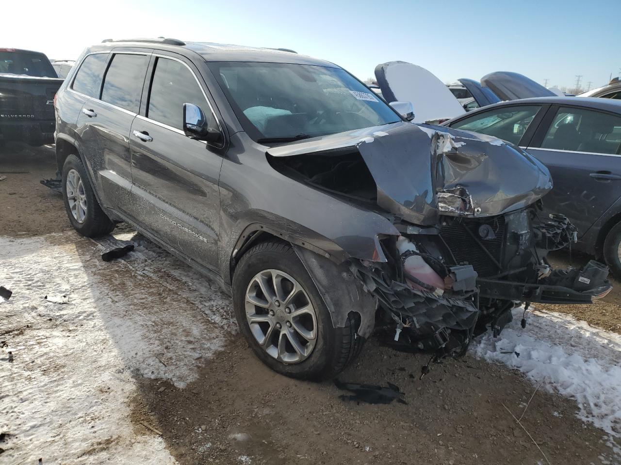 2015 Jeep Grand Cherokee VIN 1C4RJFBG6FC612860 Copart auction photo, front end damage thumbnail 4