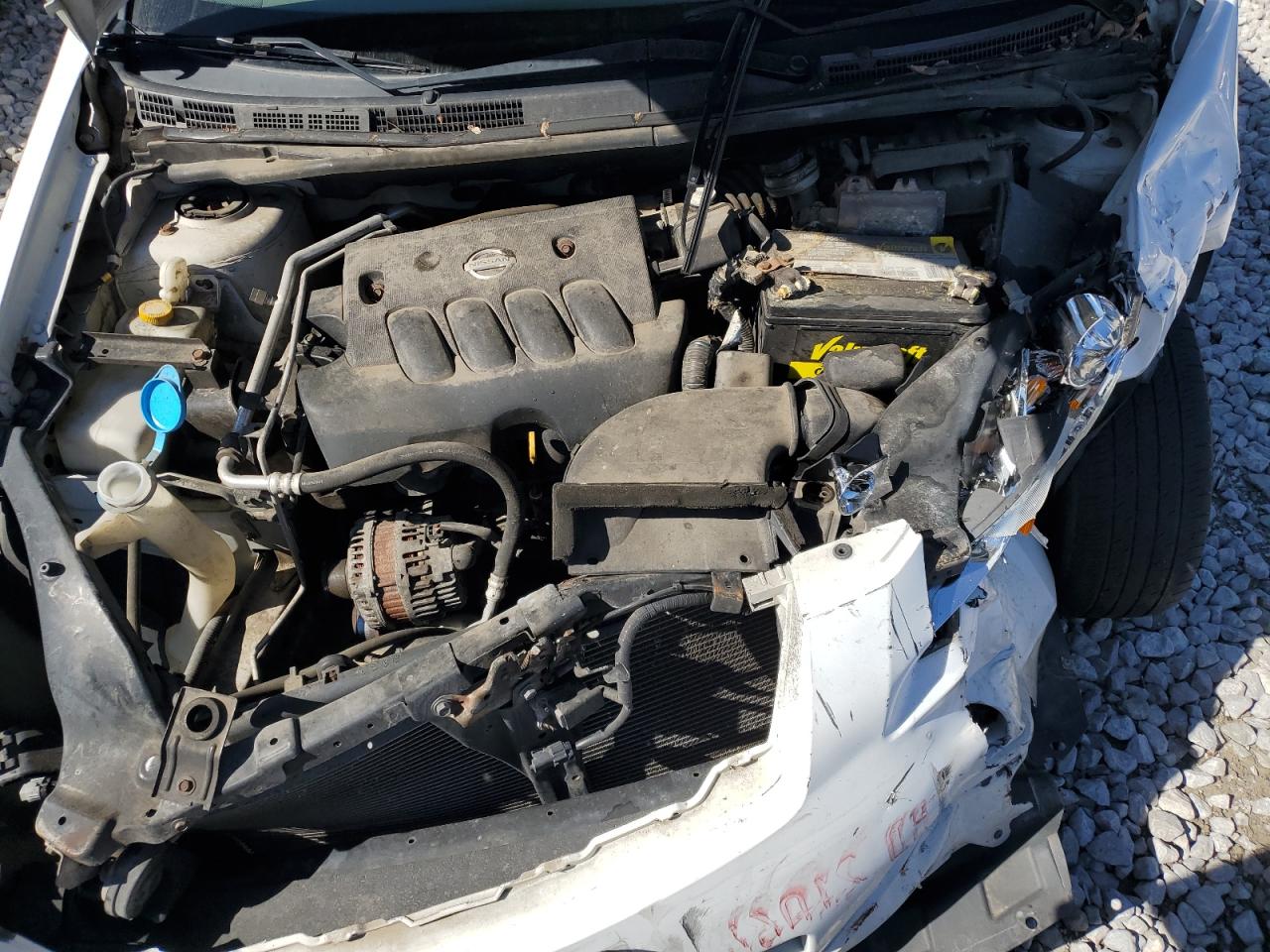 2009 Nissan Sentra VIN 3N1AB61E59L621409 Copart auction photo, front end / side damage thumbnail 11