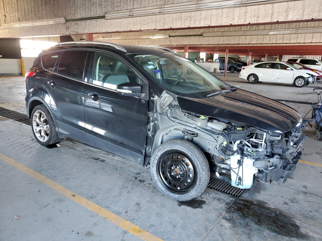 2014 Ford Escape VIN 1FMCU0JX7EUD16648 Copart auction photo, front end damage thumbnail 4