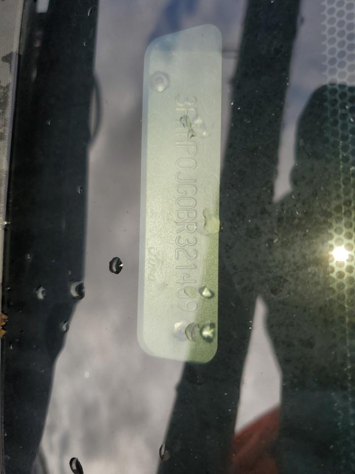 2011 Ford Fusion VIN 3FAHP0JG0BR321409 Copart auction photo, side damage thumbnail 14