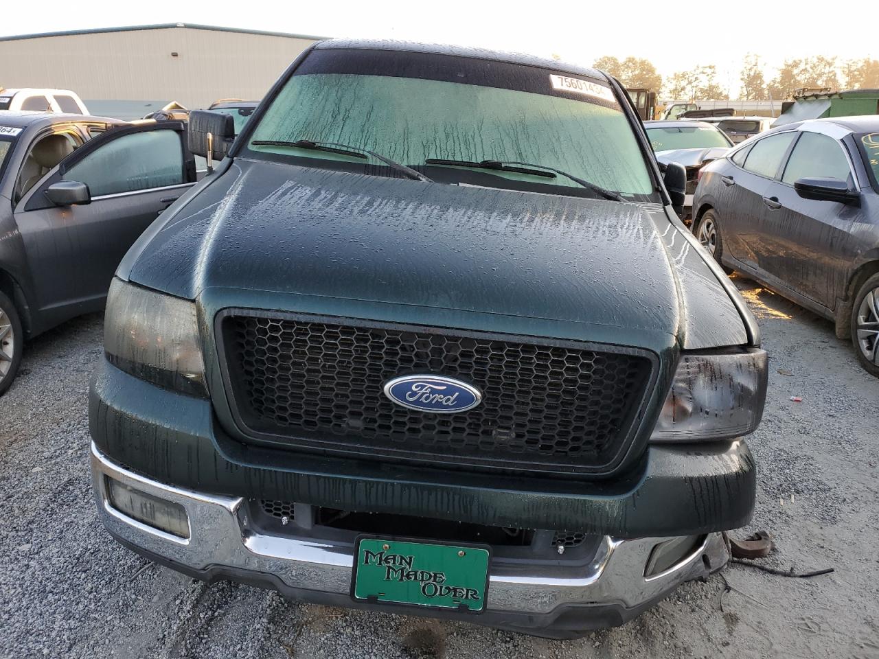 2005 Ford F-150 VIN 1FTPW12555FA76989 Copart auction photo, front end / side damage thumbnail 5