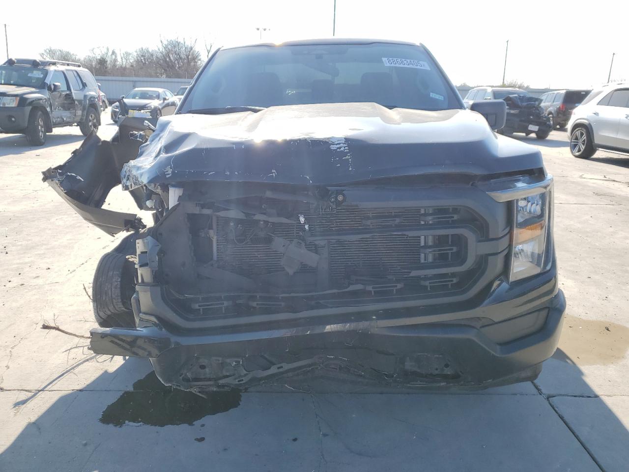 2023 Ford F-150 VIN 1FTMF1C5XPKF48986 Copart auction photo, front end damage thumbnail 5