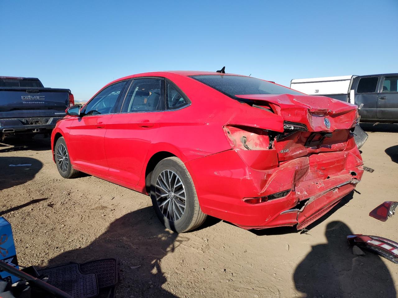 2021 Volkswagen Jetta VIN 3VWN57BU3MM087165 Copart auction photo, rear end / front end damage thumbnail 2