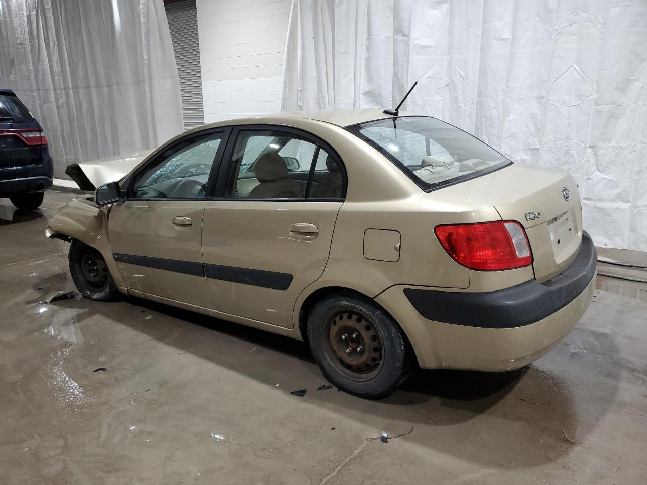 2009 KIA Rio VIN KNADE223496560262 Copart auction photo, front end damage thumbnail 2