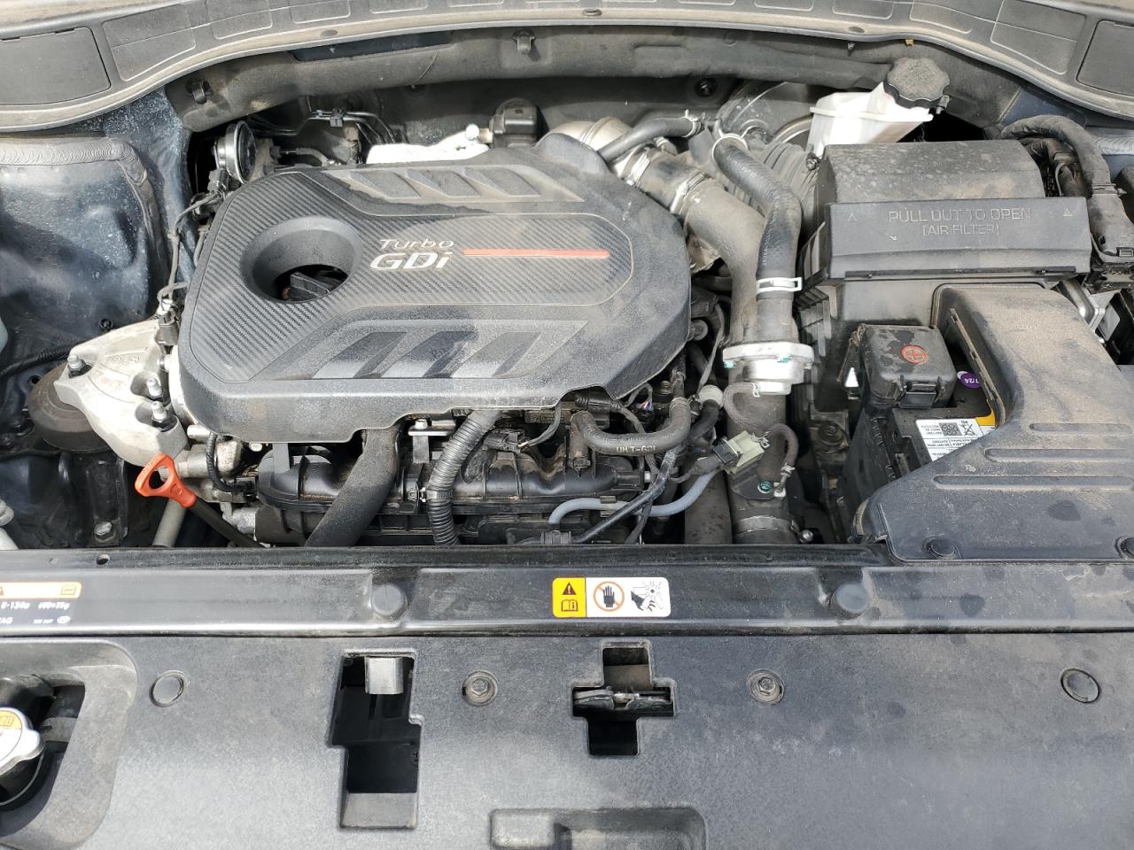 2017 Hyundai Santa Fe VIN 5NMZU4LA1HH040946 Copart auction photo, front end damage thumbnail 12