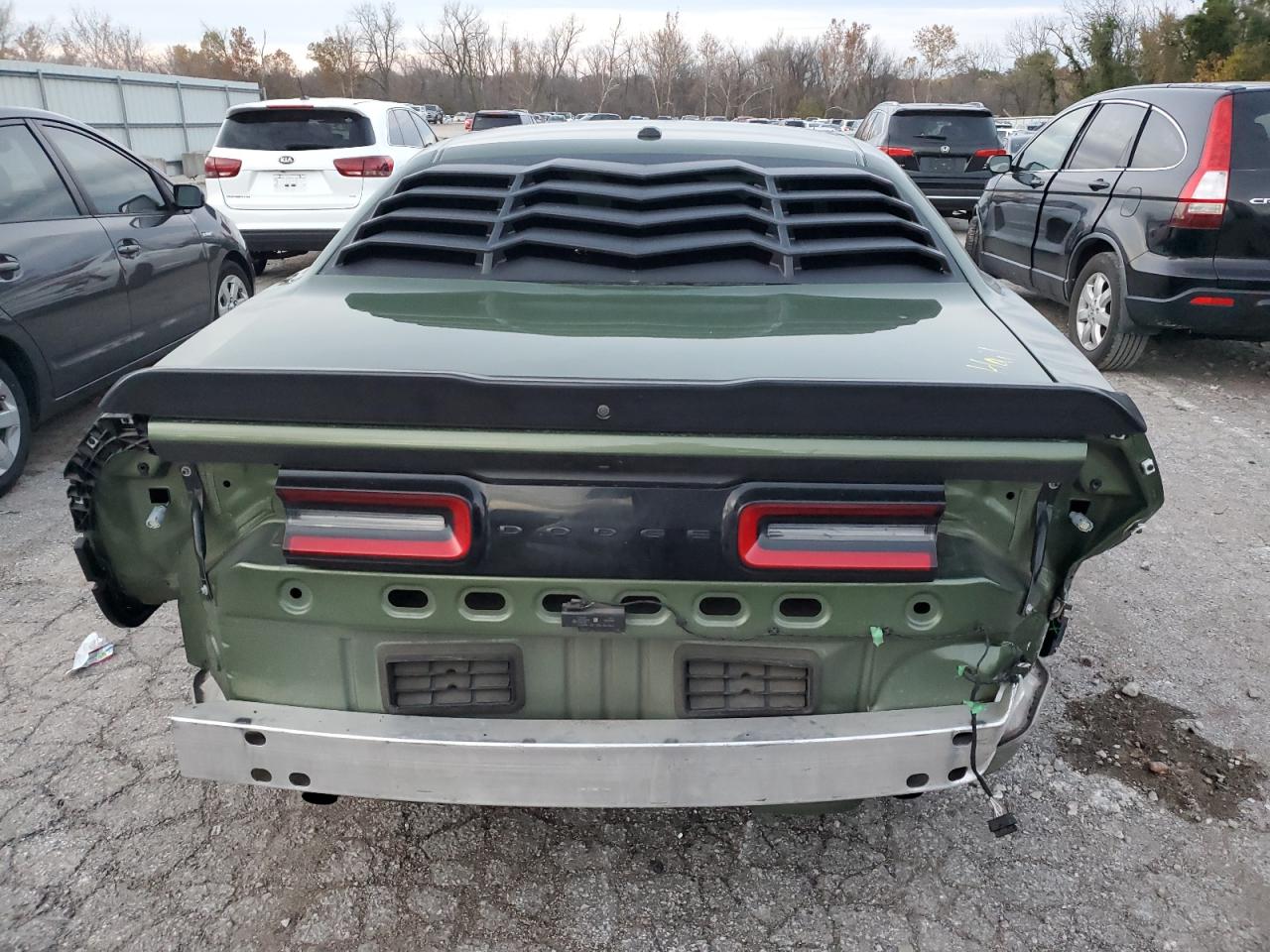 2021 Dodge Challenger VIN 2C3CDZJG9MH664689 Copart auction photo, rear end / undercarriage damage thumbnail 6