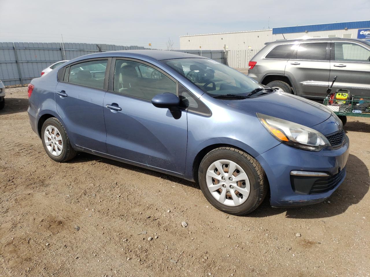 2016 KIA Rio VIN KNADM4A33G6662195 Copart auction photo, front end / minor dent/scratches damage thumbnail 4