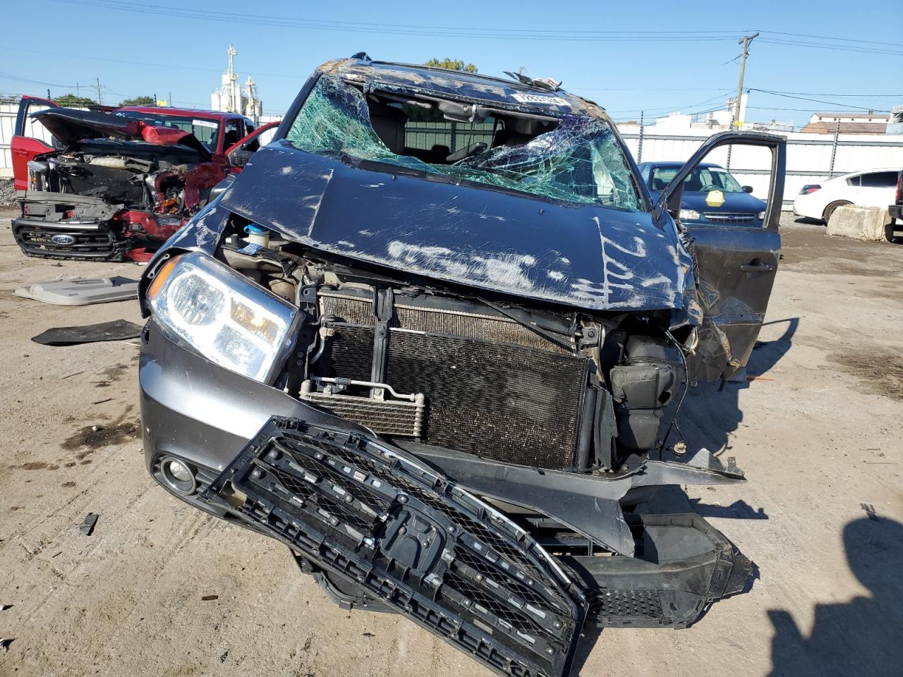 2012 Honda Pilot VIN 5FNYF4H98CB066166 Copart auction photo, all over damage thumbnail 5