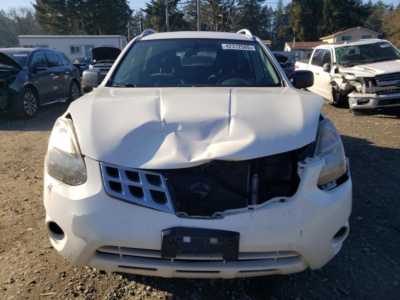 2015 Nissan Rogue VIN JN8AS5MV7FW250248 Copart auction photo, front end damage thumbnail 5