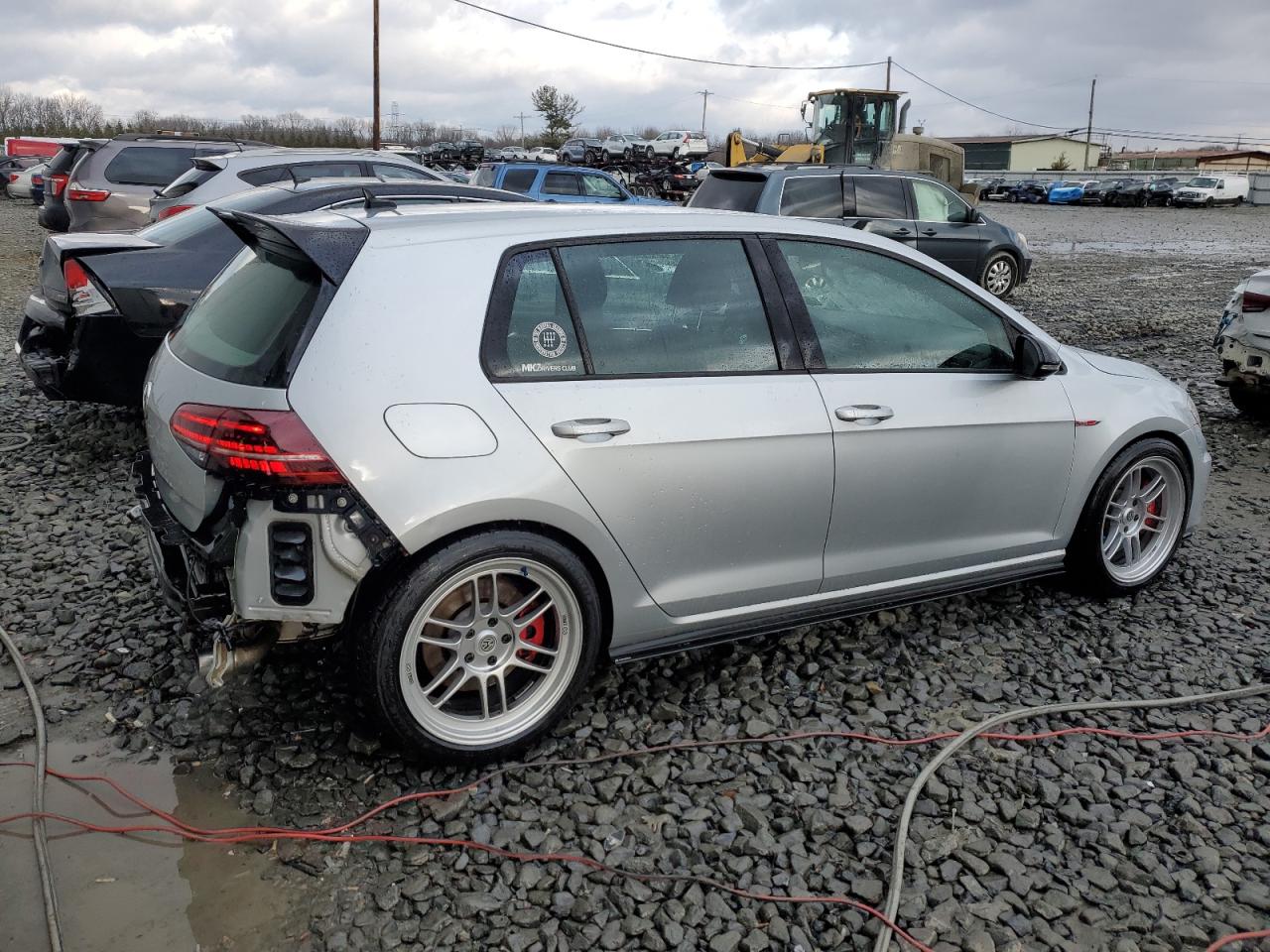 2017 Volkswagen GTI VIN 3VW547AUXHM022940 Copart auction photo, rear end damage thumbnail 3