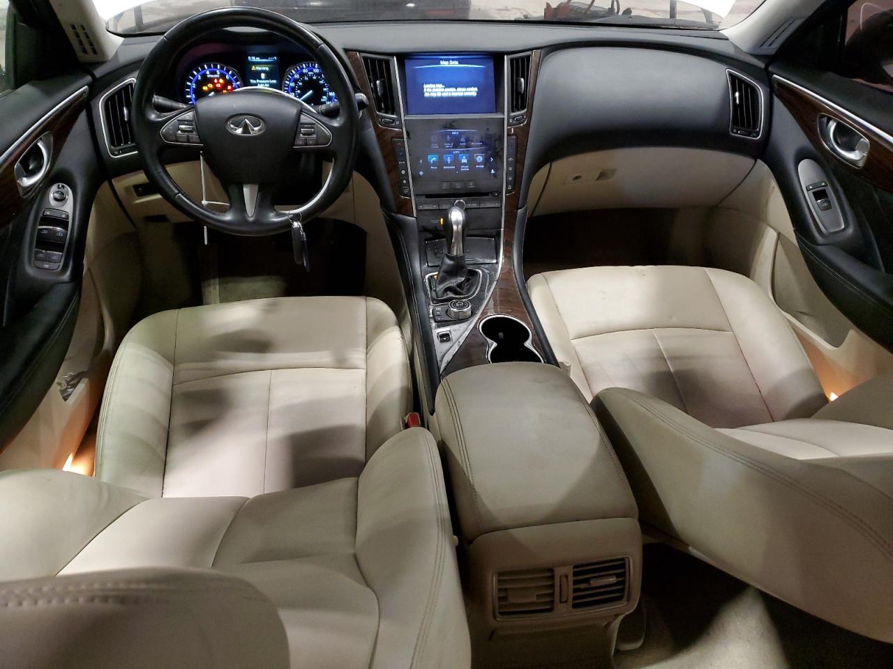 2017 Infiniti Q50 VIN JN1EV7AP7HM740311 Copart auction photo, mechanical / front end damage thumbnail 8