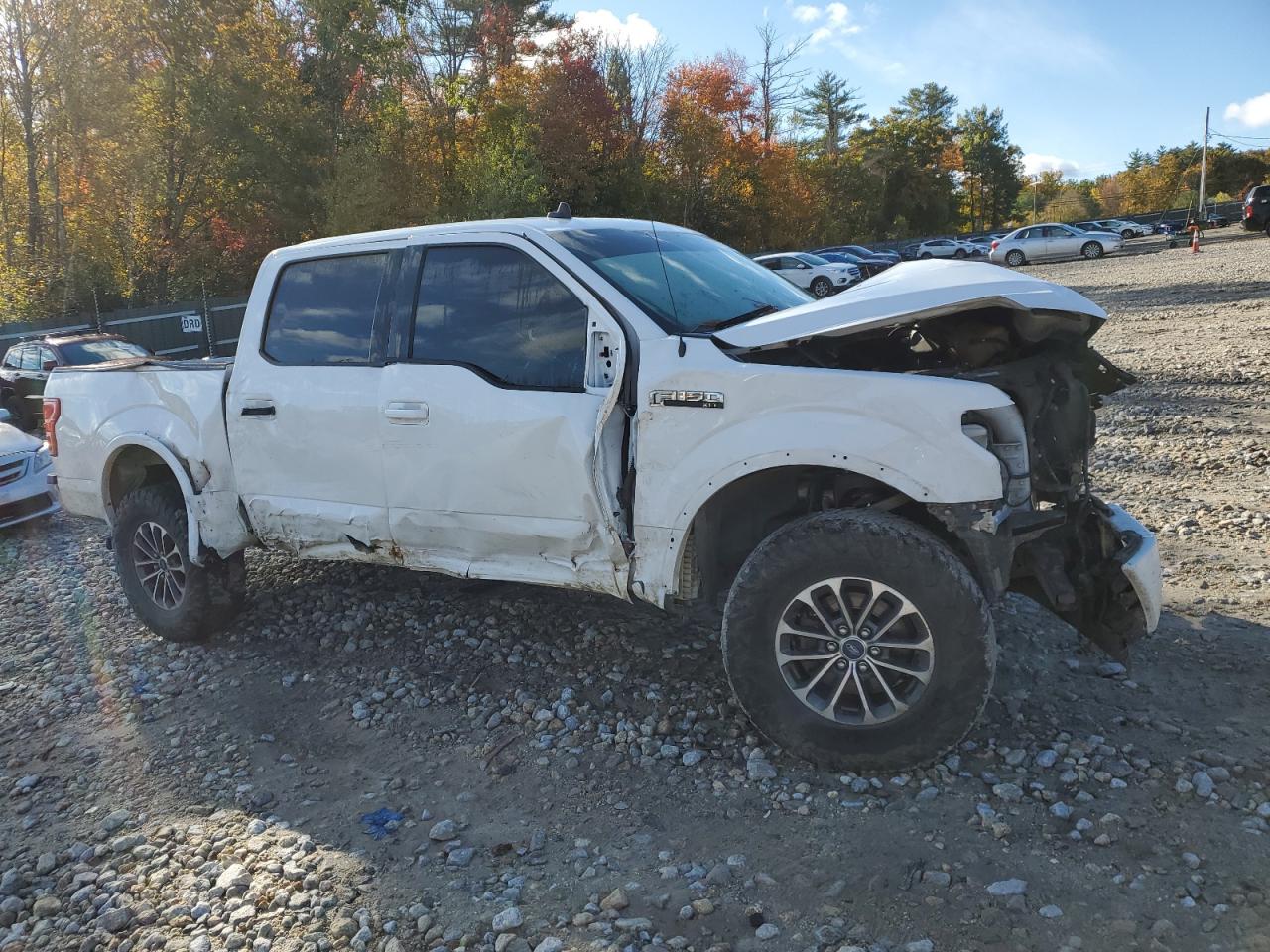 2019 Ford F-150 VIN 1FTEW1E50KFB56361 Copart auction photo, all over damage thumbnail 4