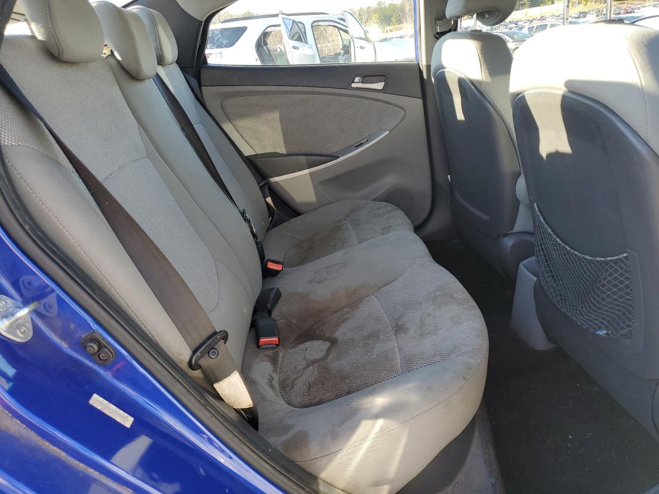 2013 Hyundai Accent VIN KMHCT4AE3DU555685 Copart auction photo, front end / mechanical damage thumbnail 10