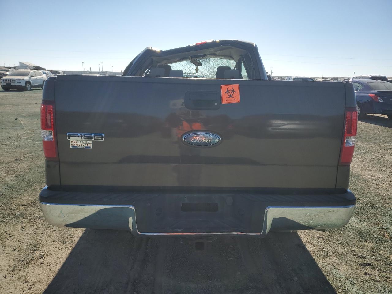 2008 Ford F-150 VIN 1FTPX14V18KB20413 Copart auction photo, all over / rollover damage thumbnail 6