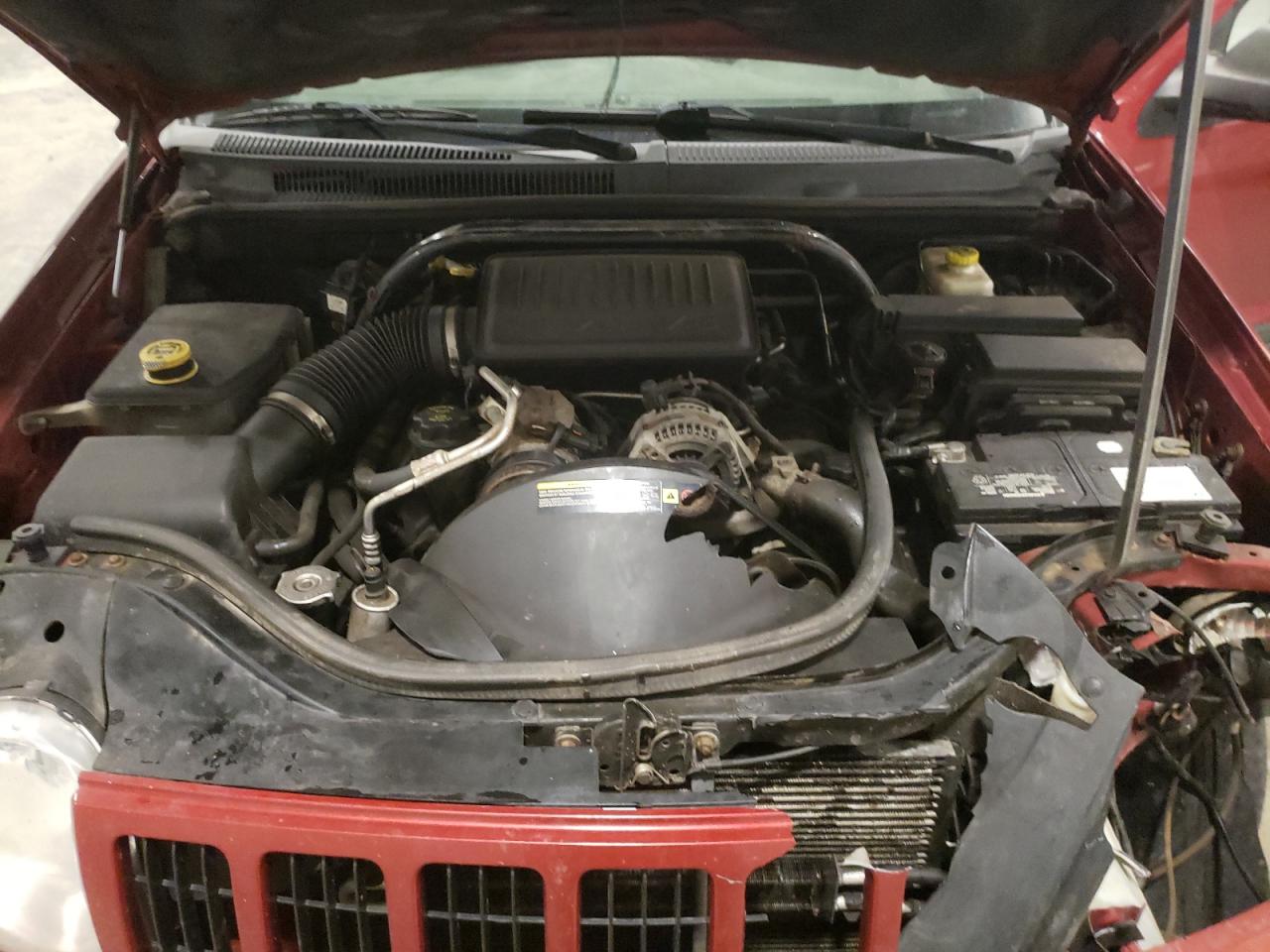 2006 Jeep Grand Cherokee VIN 1J4HR48N56C217626 Copart auction photo, front end / side damage thumbnail 12