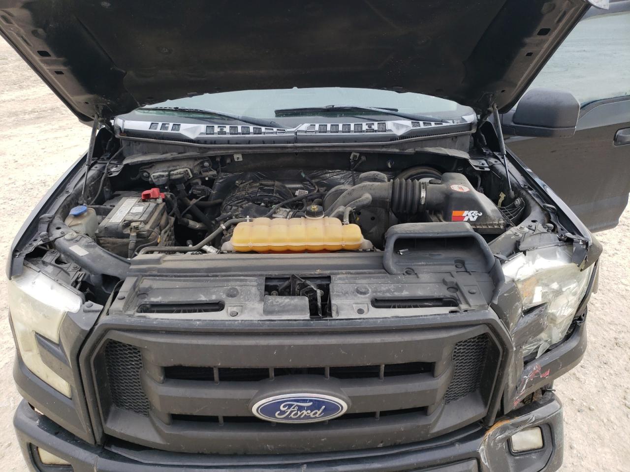 2016 Ford F-150 VIN 1FTEX1C89GFB01148 Copart auction photo, front end / rear end damage thumbnail 11