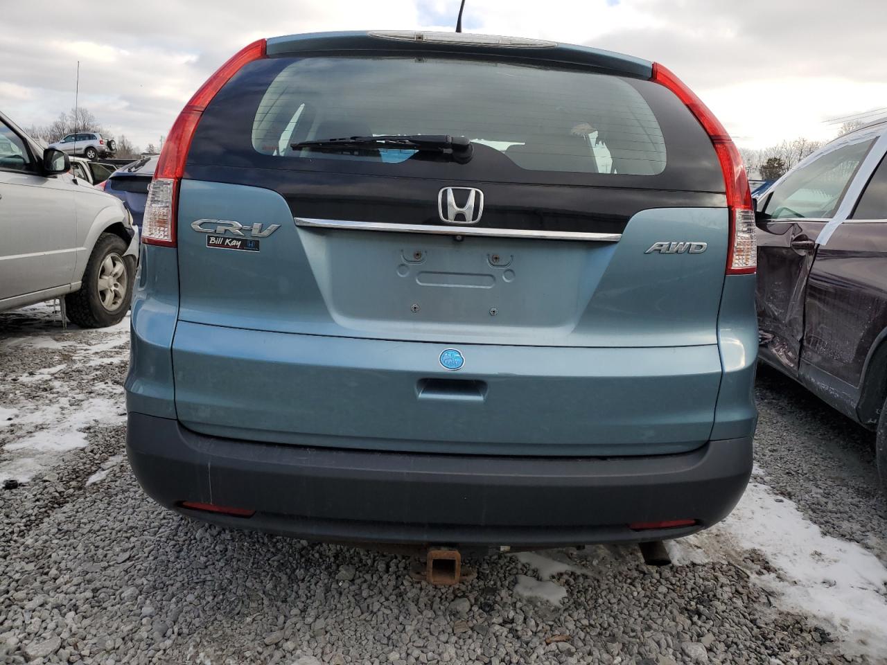 2014 Honda CR-V VIN 2HKRM4H30EH681935 Copart auction photo, side damage thumbnail 6