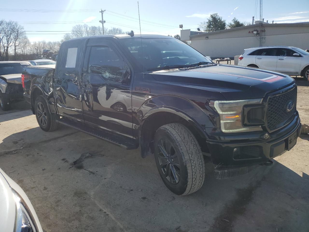 2018 Ford F-150 VIN 1FTEW1EG5JFB89758 Copart auction photo, side damage thumbnail 4
