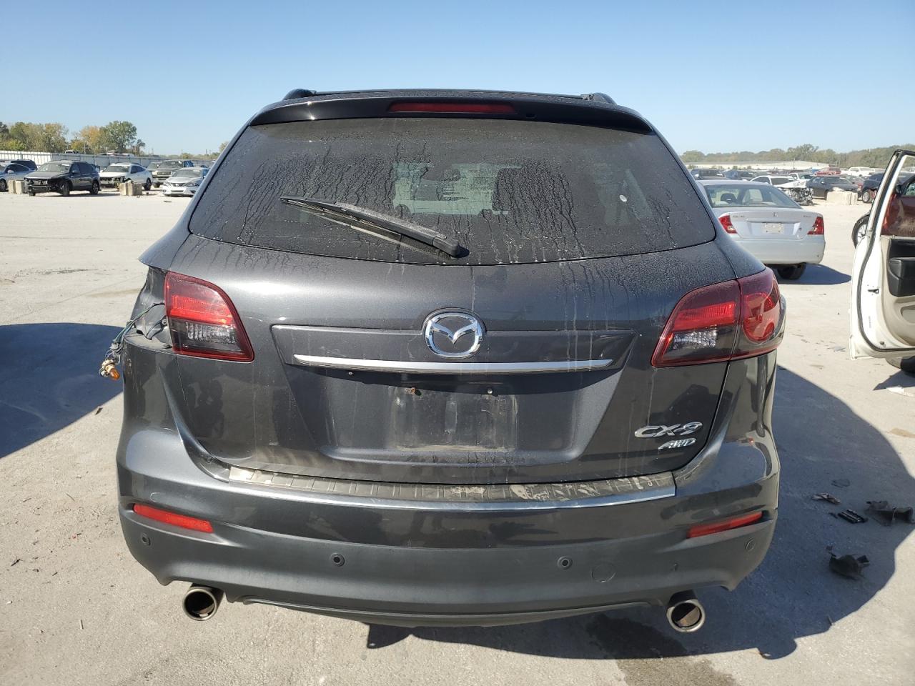 2015 Mazda CX-9 VIN JM3TB3DA6F0464115 Copart auction photo, side / rear end damage thumbnail 6