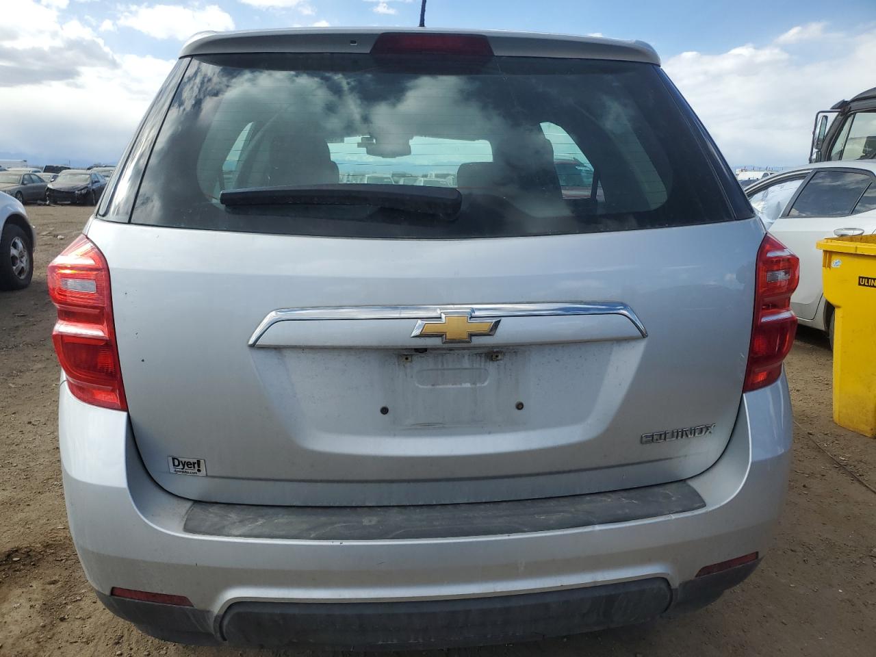 2016 Chevrolet Equinox VIN 2GNALBEK9G1128194 Copart auction photo, mechanical damage thumbnail 6